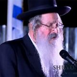 הרב אליהו מירב בטקס יום הזיכרון - דבריו המרגשים של תלמיד הרב ברלנד שליט"א