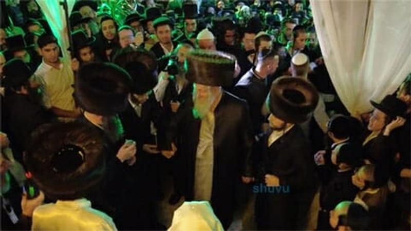 הקליפ מחתונת נכד הגה"צ הרב אליעזר ברלנד שליט"א באולמי כינור דוד בית שמש