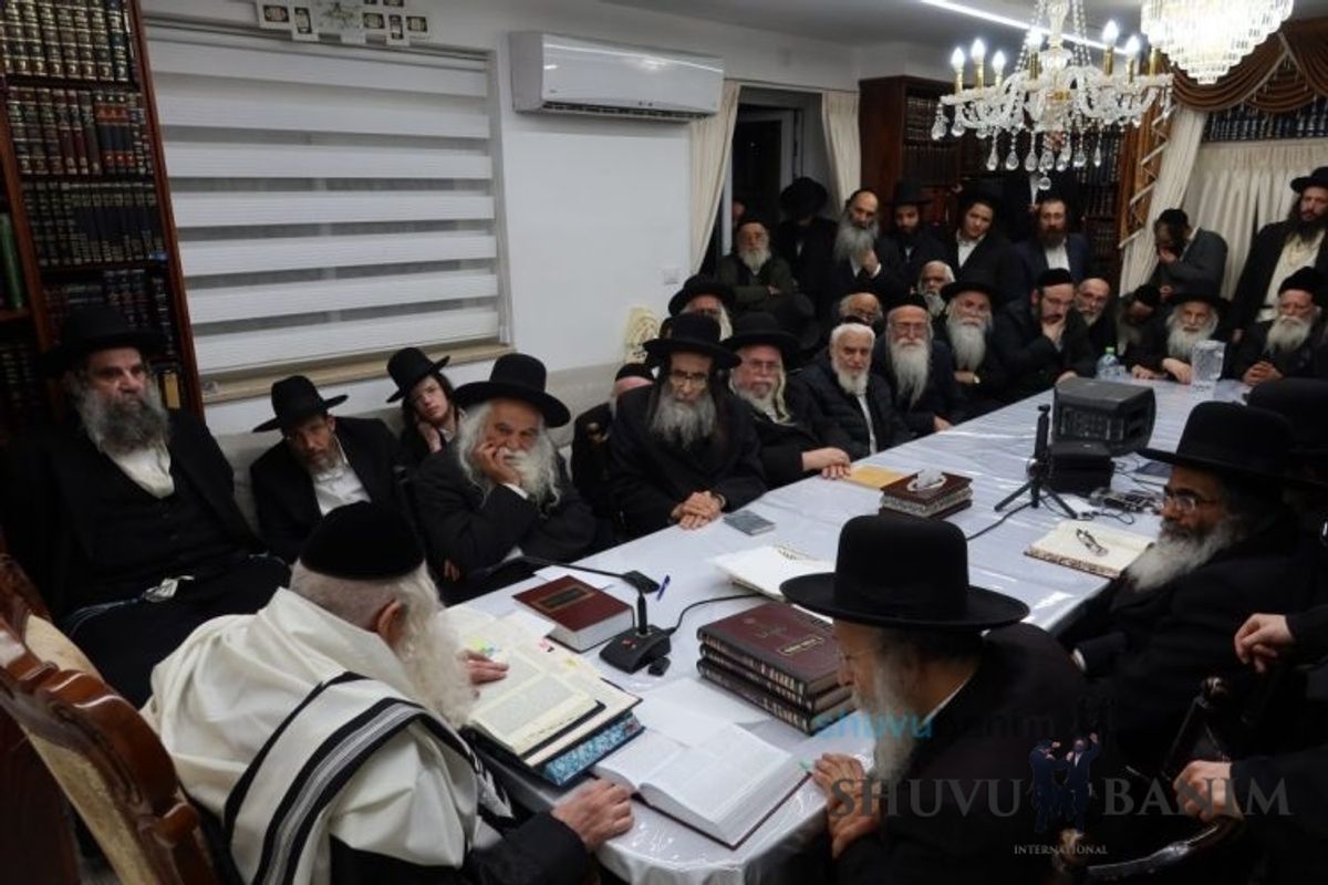 שיעור לכולל בית מדרשינו במעון קדושו של הגה"צ רבי אליעזר ברלנד שליט"א