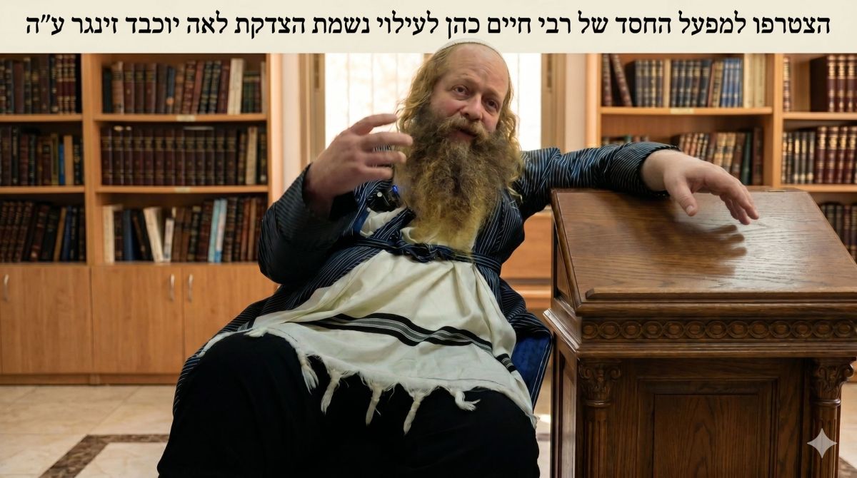 היו שותפים למפעל החסד של ר' חיים כהן: מקימים את "חדר החלומות" לעילוי נשמת מרת לאה יוכבד זינגר ע"ה