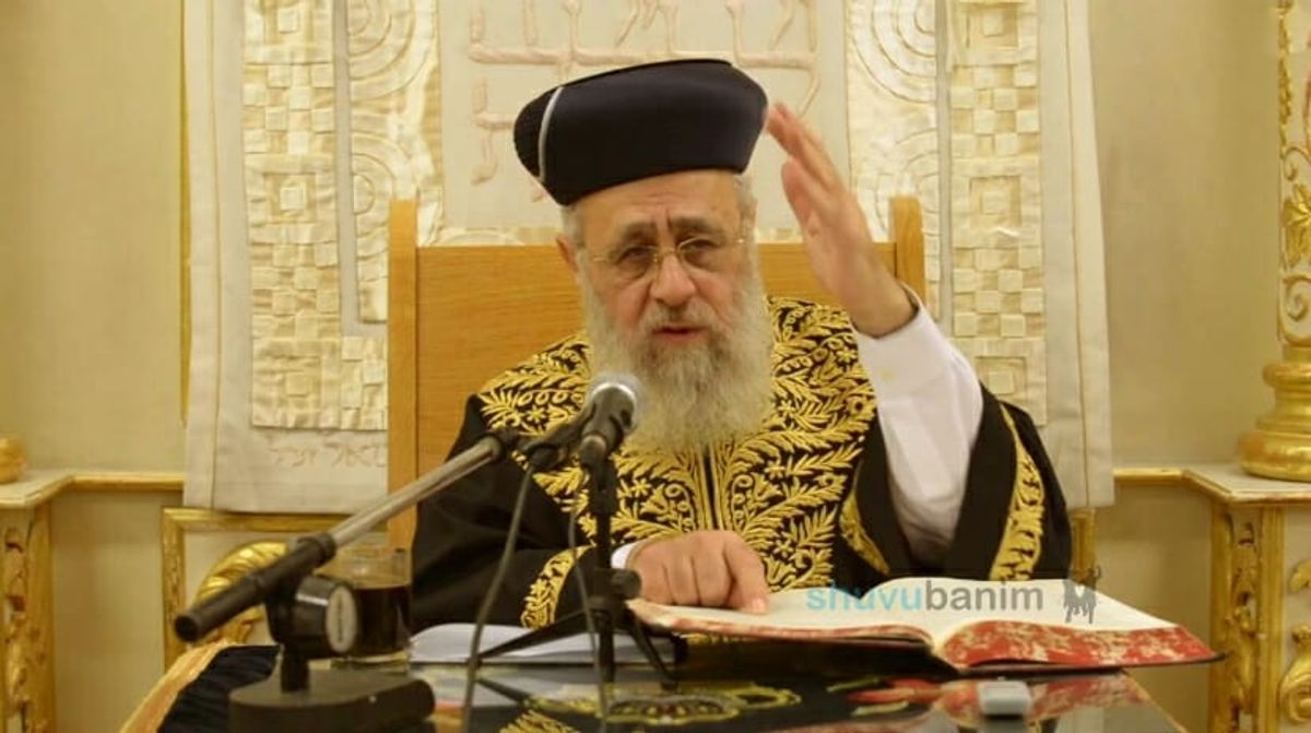 הרב יצחק יוסף על סיבת המחלוקת על המהרש"ם ועל הצדיקים