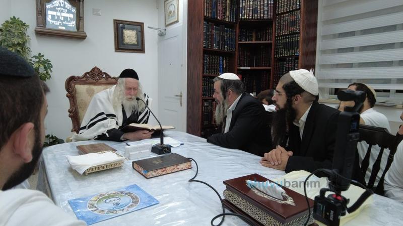 תושבי עוטף עזה, שובו בנים נתיבות וחיילי מילואים בשיעור בבית הגה"צ רבי אליעזר