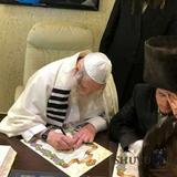 צפו בקליפ מתוך חתונת רייכר סלמנוביץ' עם הגה"צ הרב אליעזר ברלנד שליט"א