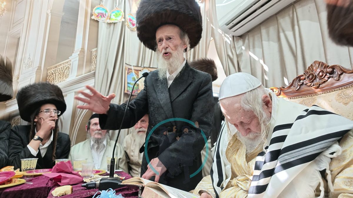 La joie du Pidyon HaBen du fils de l'arrière-petit-fils de notre maître le Rav chlita