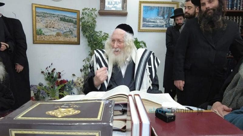 שיעור למתנדבי ארגון הילולת הרשב"י במעונו של הגה"צ רבי אליעזר ברלנד שליט"א