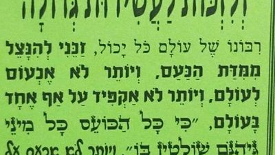 להינצל מהכעס ולזכות לעשירות - תפילות נפלאות של הגה"צ הרב אליעזר ברלנד שליט"א