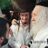 The Tzaddik Rabbi Berland at the Mann Family Wedding in Kiryat Sefer [Photo