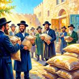 A Story of Loving-Kindness: Historic Kimcha D'Pischa Distribution for the Students of Rabbi Berland