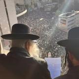 תיעוד: הגה"צ רבי אליעזר ברלנד שליט"א בעצרת המיליון בכניסה לירושלים