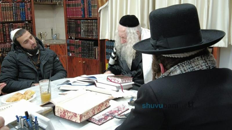 פתיחת בית הכנסת ברסלב בעיר ביתר עילית בבית הגה"צ רבי אליעזר ברלנד שליט"א