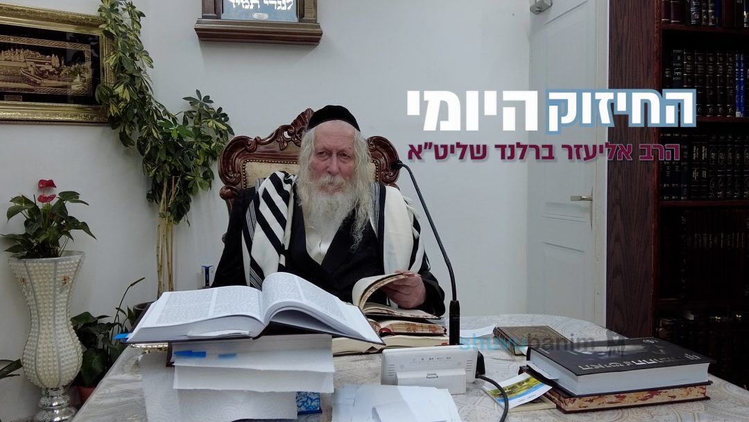 רבי נחמן הגיע למירון ב- ט' באב וצעק זעקות - הגה"צ הרב אליעזר ברלנד שליט"א