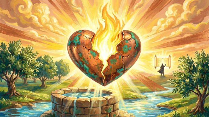 סוד הלב היהודי: האש שבוערת תחת החלודה