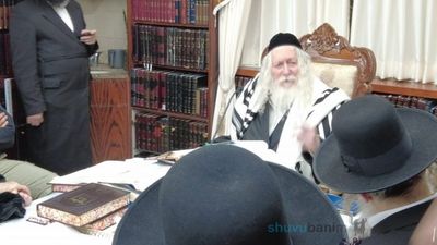 Shiur for Rishon LeTzion Residents at Home of Rav Berland Shlit”a