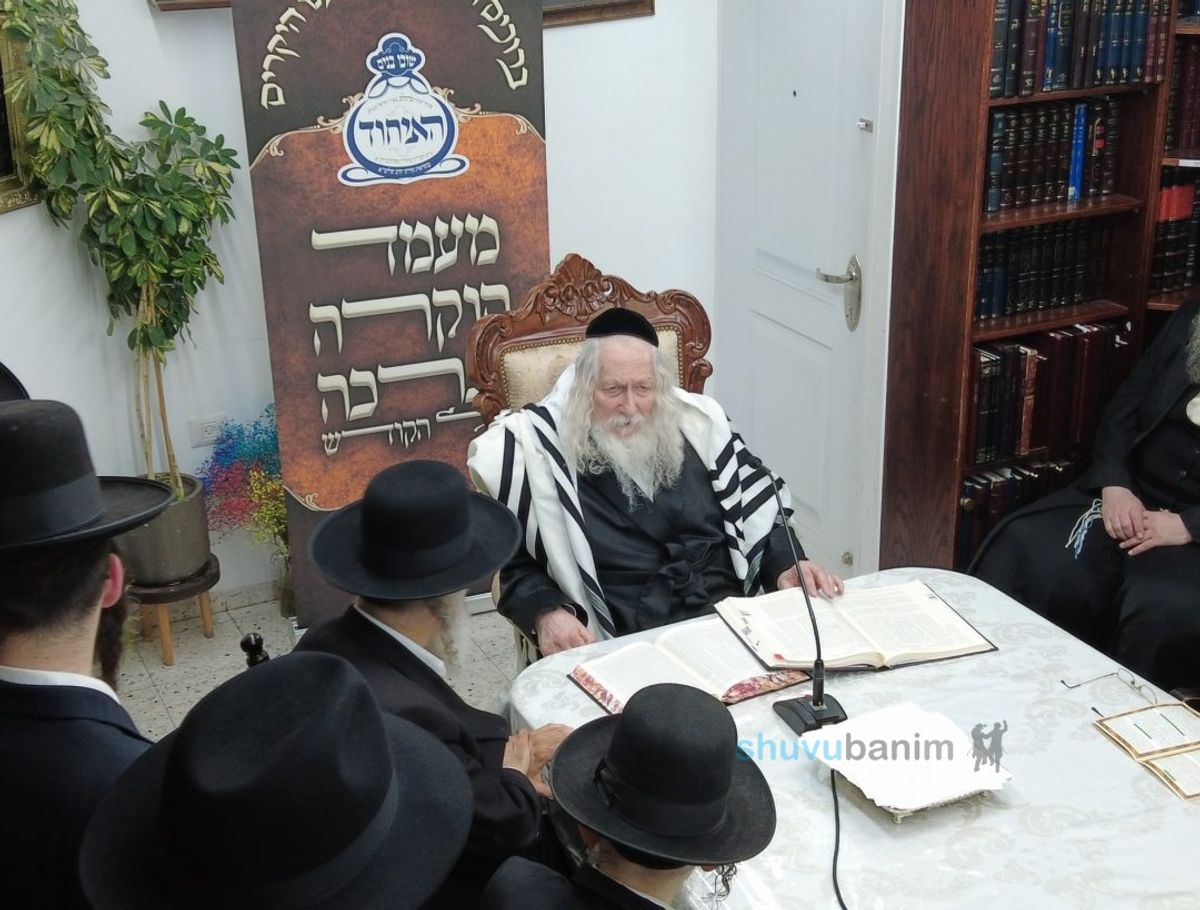 מעמד הוקרה ושיעור לתומכי בית המדרש מהגה"צ רבי אליעזר ברלנד שליט"א