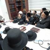 שיעור לכולל חוט של חסד במעונו של הגה"צ רבי אליעזר ברלנד שליט"א
