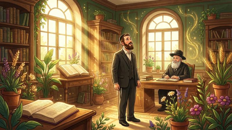 A Story of the Wealthy Man Who Merited Tears of Teshuvah in the Rav's Room