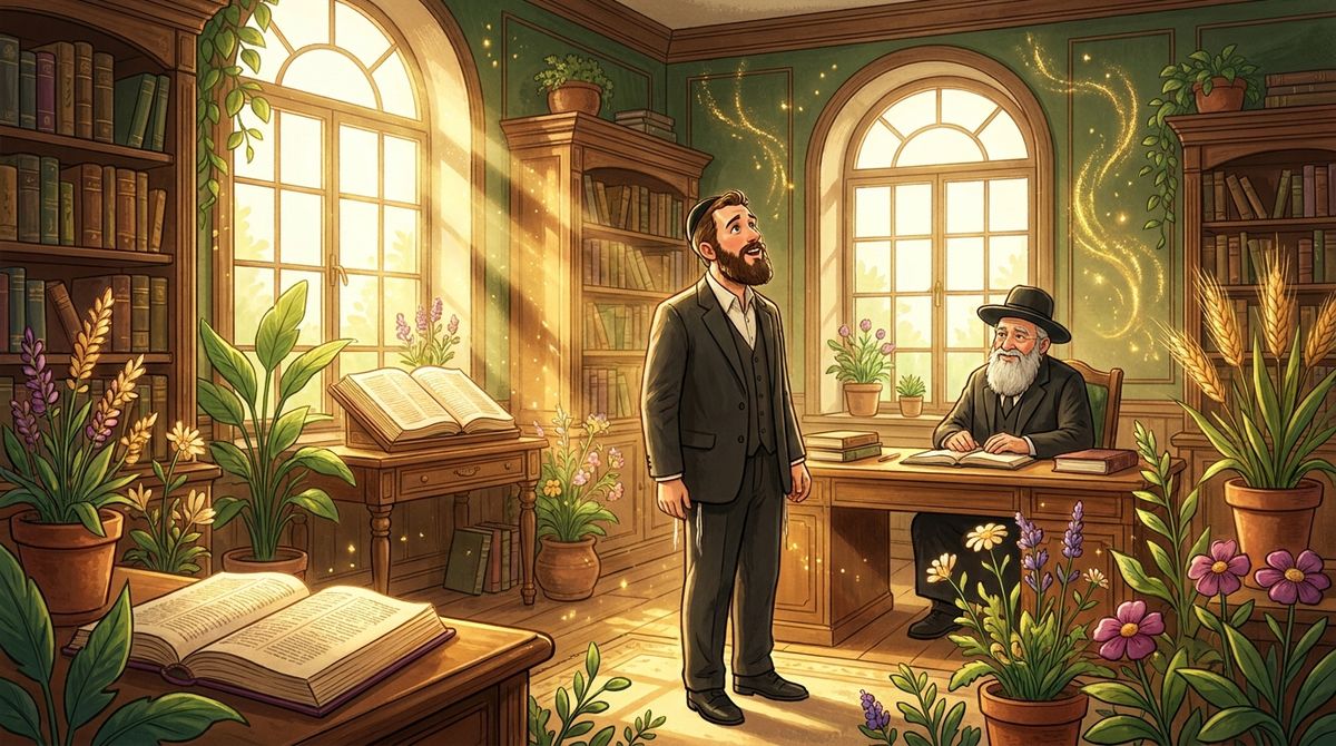 סיפור על העשיר שזכה לדמעות של תשובה בחדרו של הרב