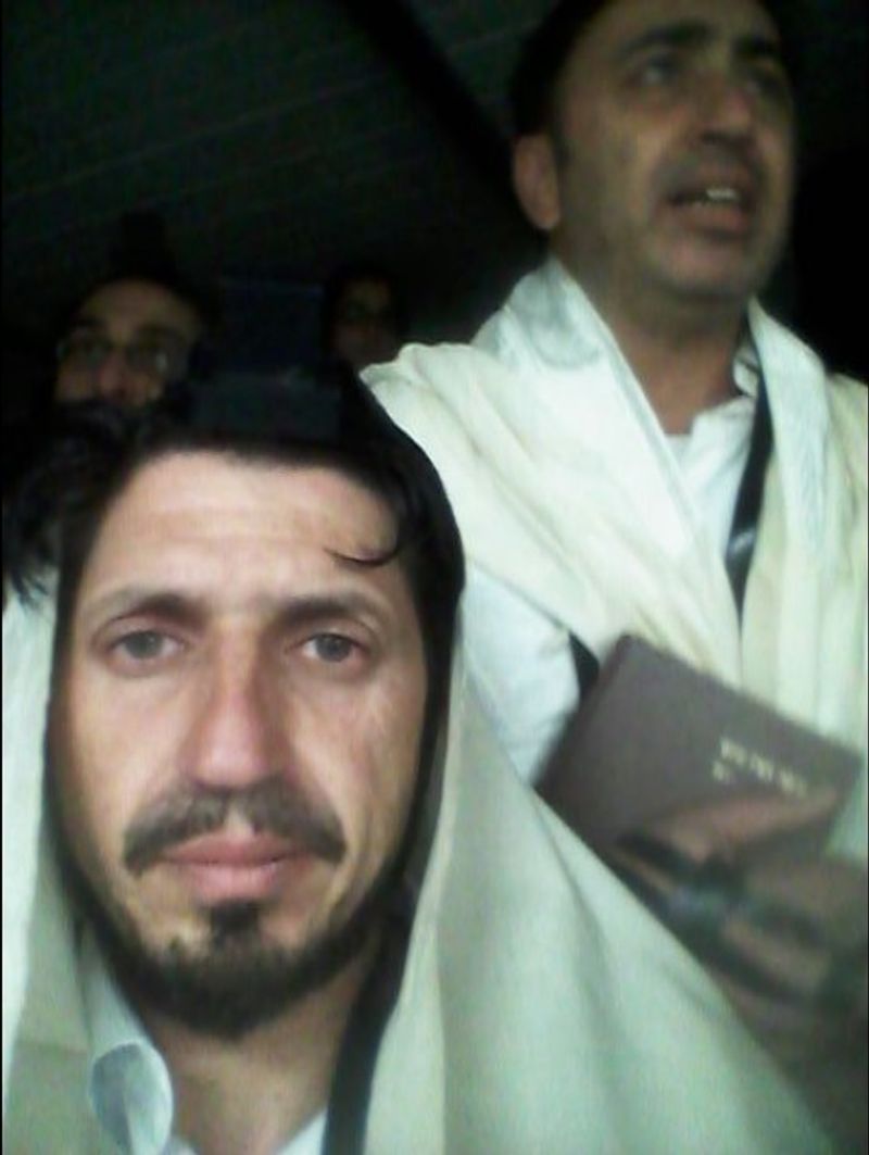 נחמן (ברוך) שגיב בברית אצל מורינו הרב ברלנד שליט