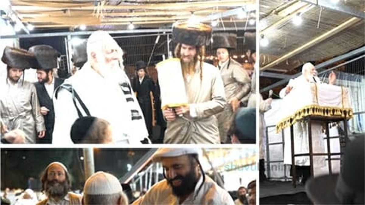 הקליפ המרגש משמחת ההקפות שניות בקהילת קודש שובו בנים עם הגה"צ הרב אליעזר ברלנד שליט"א