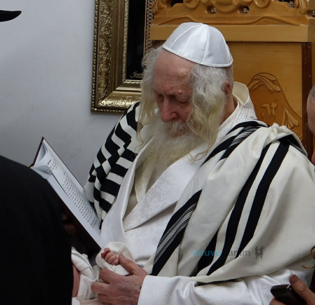 'קול רינה וישועה באהלי צדיקים' - ברית לנין הגה"צ רבי אליעזר ברלנד שליט"א