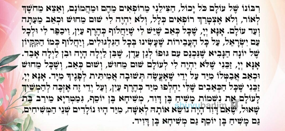 ברכת אשר יצר עם תפילה של הגה"צ הרב אליעזר ברלנד שליט"א