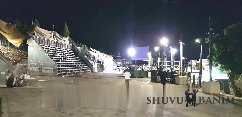 מתחם ההדלקה של ברסלב שובו בנים עומד ומחכה לרב ברלנד שליט"א ולהמונים - מפת התמצאות מירון תשע"ט