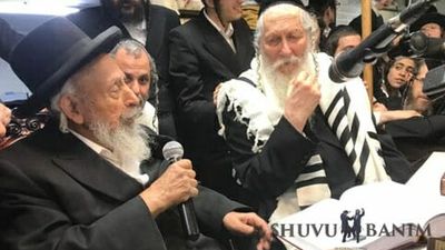 הרב בעדני שליט"א מבקר בשיעורו של הרב ברלנד שליט"א