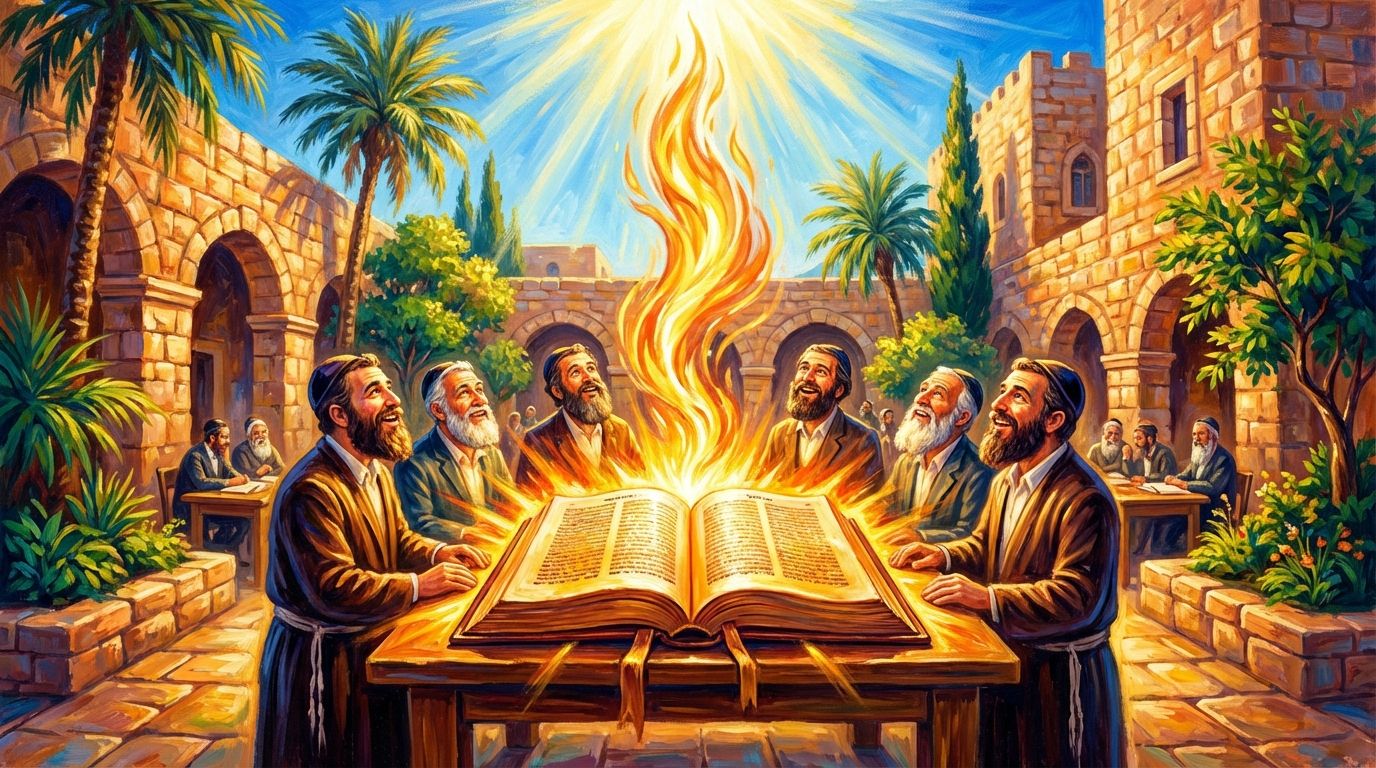 סוד האש והלהבה: כוחו של לימוד הגמרא וההנהגות הקדושות