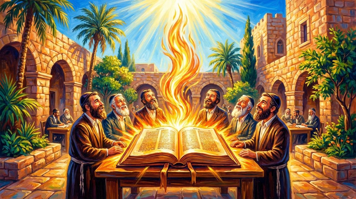 סוד האש והלהבה: כוחו של לימוד הגמרא וההנהגות הקדושות