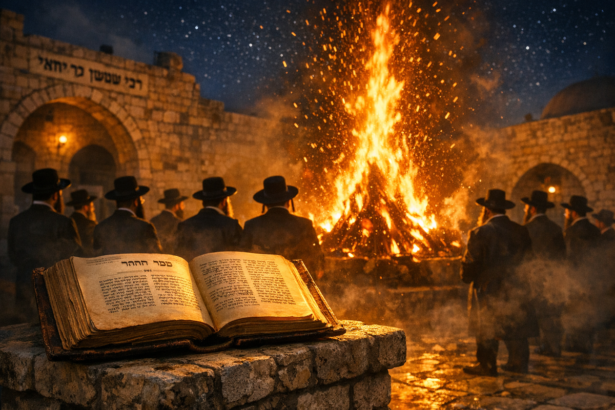 סודו של רשב"י: אש להבה וההכנה למתן תורה