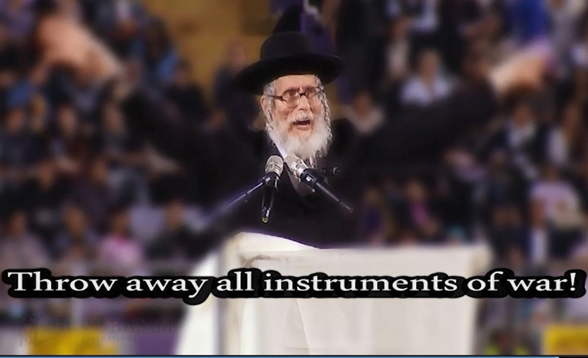 הרב אליעזר ברלנד שליט"א בהתייחסות לערבים - וידאו ואודיו