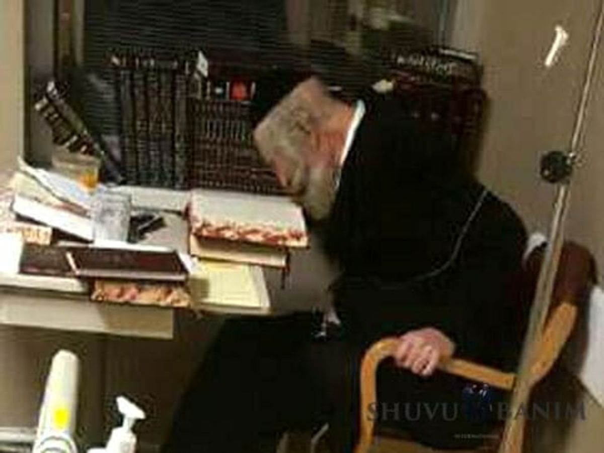 מכתב מורינו הרב ברלנד שליט"א מהבית חולים לחיזוק השורות