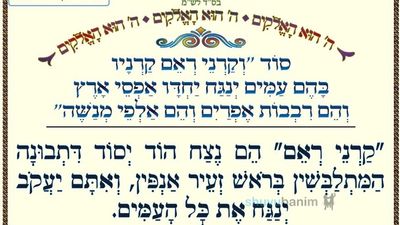 סוד "וקרני ראם קרניו בהם עמים ינגח..." • המאמר היומי מהגה"צ רבי אליעזר ברלנד שליט"א