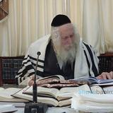 שיעור לתושבי נתיבות במעונו של הגה"צ רבי אליעזר ברלנד שליט"א