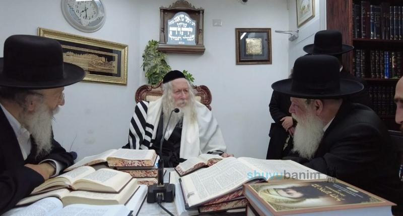 שיעור לישיבת מגיני ארץ במעונו של הגה"צ רבי אליעזר ברלנד שליט"א