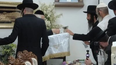 שיעור לתושבי ביתר במעונו של הגה"צ רבי אליעזר ברלנד שליט"א