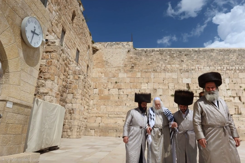 וְשָׁם נַעֲלֶה וְנֵרָאֶה ◇ הגה"צ רבי אליעזר ברלנד שליט"א בעליה לכותל המערבי בחג הפסח