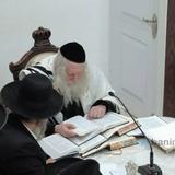 שיעור במעונו של הגה"צ רבי אליעזר ברלנד שליט"א לתושבי נהריה וחיפה