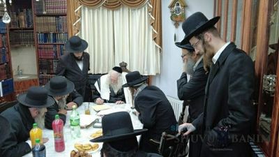 Inauguration of Breslov Synagogue in Beitar Ilit at Home of Rav Berland Shlit”a