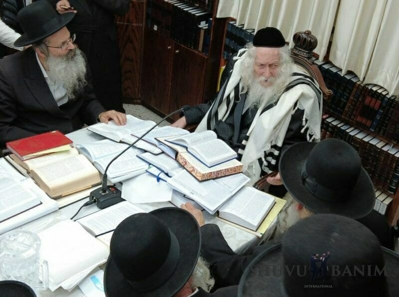 Shiur for Shuvu Banim Bnei Brak at Home of Rav Eliezer Berland Shlit”a