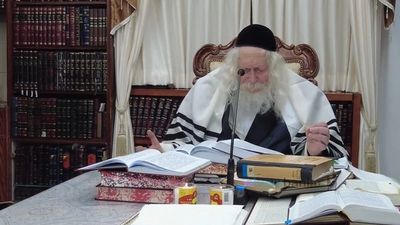 שיעור לתושבי באר שבע במעונו של הגה"צ רבי אליעזר ברלנד שליט"א