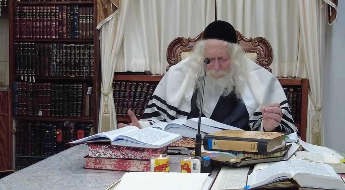 שיעור לתושבי באר שבע במעונו של הגה"צ רבי אליעזר ברלנד שליט"א