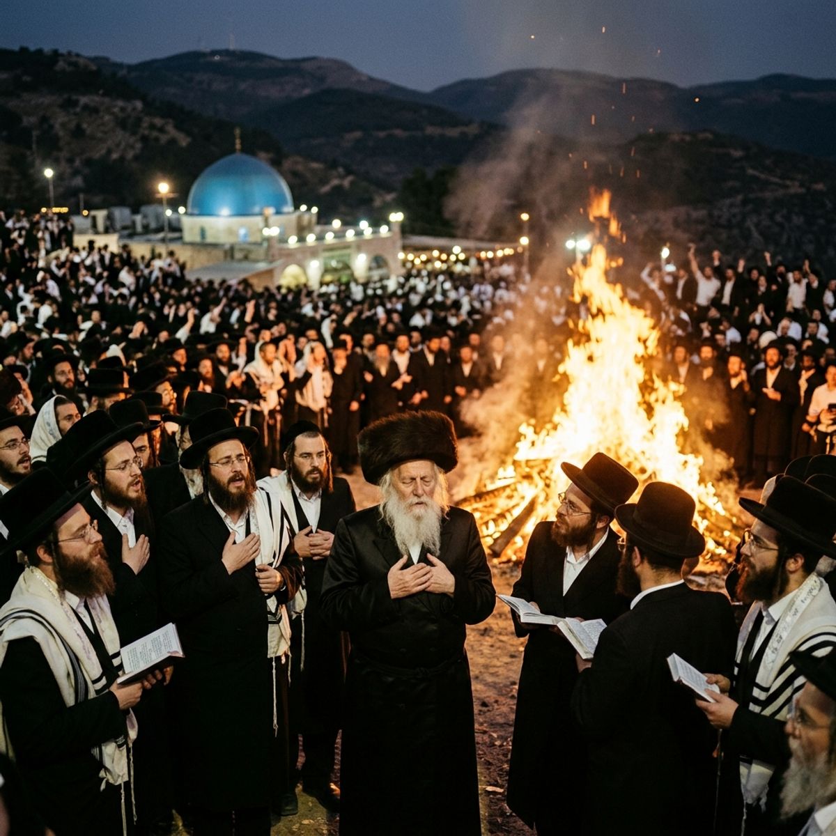 Lag B'Omer in Meron 5779 with Rabbi Eliezer Berland shlit"a