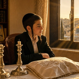 הילד חזר אחרי התפלה