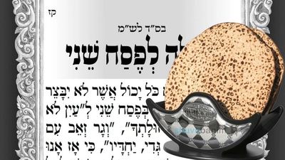 זַכֵּנִי בְּפֶסַח שֵׁנִי לְ"עַיִן לֹא רָאֲתָה אֱלֹקִים זוּלָתֶךָ" • תפילה לפסח שני עם הגה"צ רבי אליעזר ברלנד שליט"א