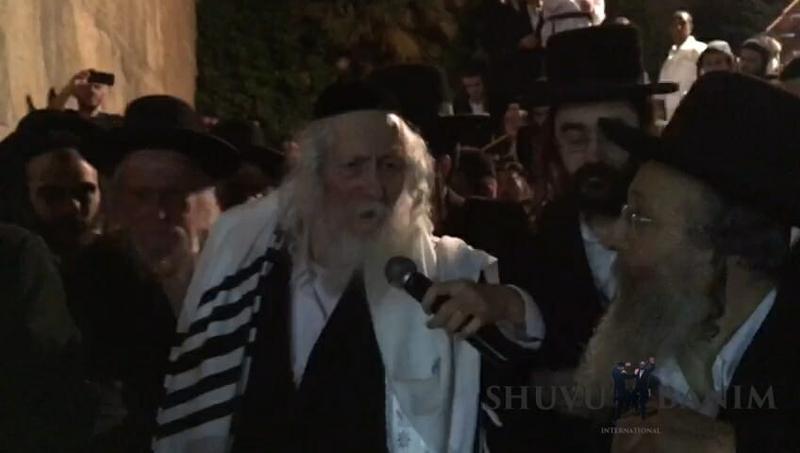 דברי הגר"א ברלנד בעצרת מתן תורה "היום זה התגלות משה רבינו