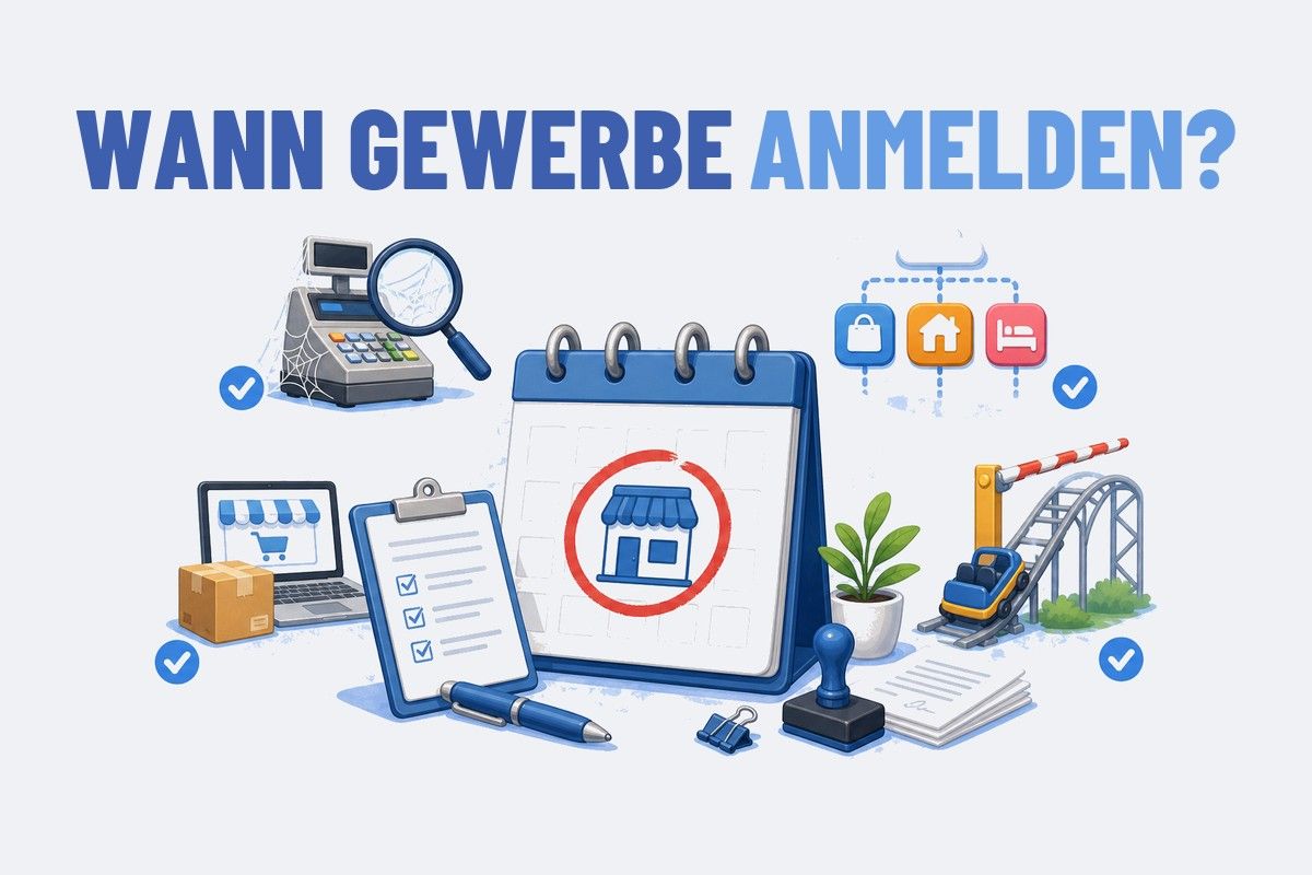 Gewerbe anmelden: Ab wann Pflicht, auch ohne Umsatz?