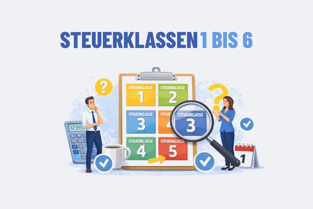 Steuerklassen 1 bis 6: Welche gilt für dich und wann lohnt ein Wechsel?
