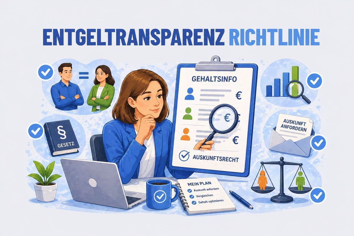 Entgelttransparenzrichtlinie 2026: So nutzt du dein Auskunftsrecht