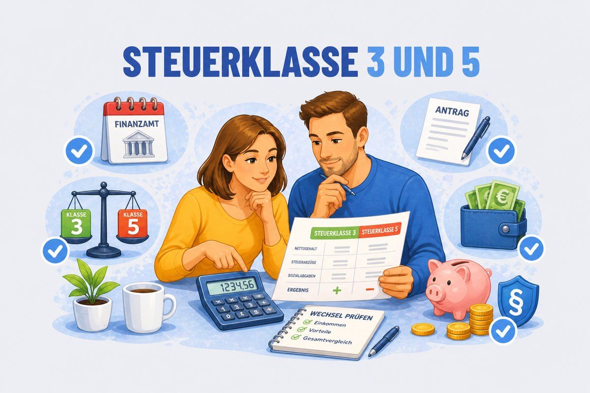 Steuerklasse 3 und 5: Wann lohnt sich der Wechsel wirklich?
